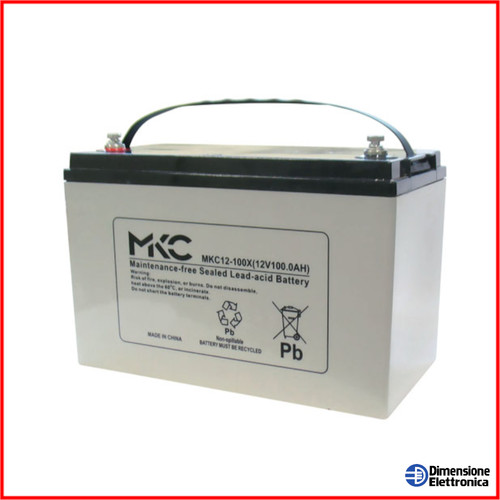 Batteria 12v 100a piombo gel - 100a,
